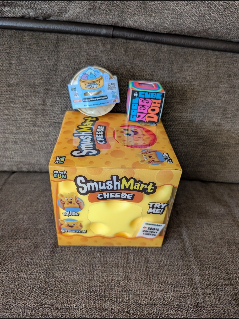 Cheese Squishy Toy - Yellow